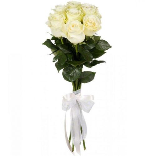 Букет 7 белых роз купить с доставкой по Ульяновску